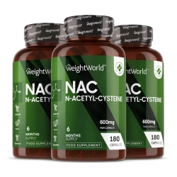 Cystein (NAC) | 3 x 180 kapsler | Til immunforsvar &amp; lever