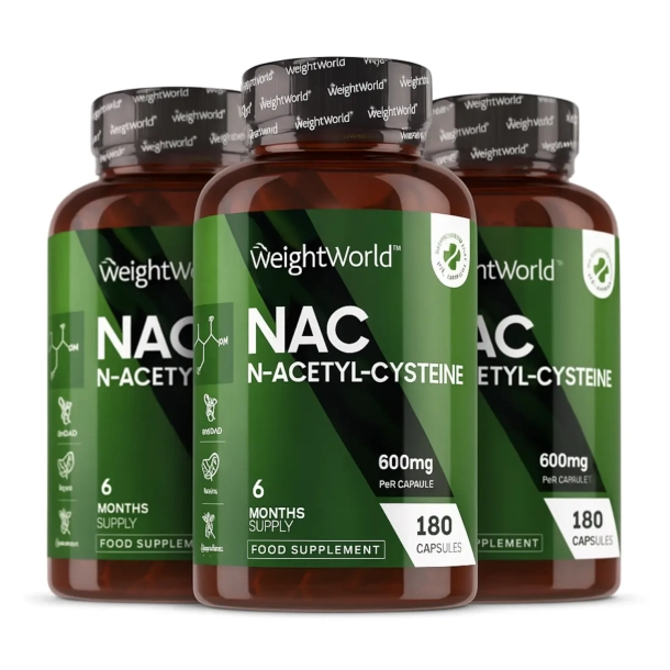 Cystein (NAC) | 3 x 180 kapsler | Til immunforsvar &amp; lever