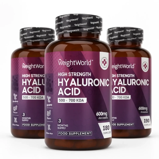 Hyaluronsyre | 3 x 120 stk | 600 mg