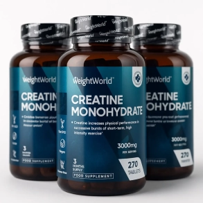 Kreatin Monohydrat | 3 x 270 stk | Muskelopbyggende kosttilskud