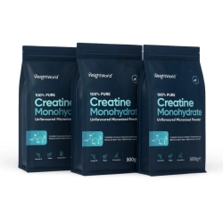 Kreatinpulver (Monohydrat) | 3 x 500g | Rent kreatinpulver til muskelopbygning