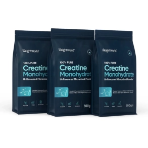 Kreatinpulver (Monohydrat) | 3 x 500g | Rent kreatinpulver til muskelopbygning