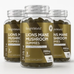 Lion's Mane vingummier | 3 x 90 gummies | 2000mg