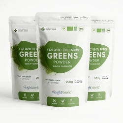 kologisk Superfood | 3 x 200 g Pulver | Pulvertilskud med fibre og proteiner
