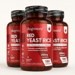 Rd Grris | 3 x 180 kapsler | Kosttilskud til kolesterol