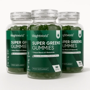 Super Greens Gummies | 3 x 90 Gummies | Superfoods til immunforsvar og energi