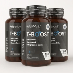 WeightWorld T-Boost | 3 x 180 kapsu&#322;ek | Suplementy zwi&#281;kszaj&#261;ce poziom testosteronu
