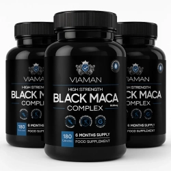 Viaman Black Maca Complex | 3 x 180 stk hjpotente kapsler