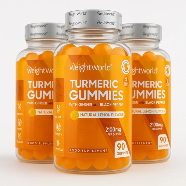 Gurkemeje Gummies | 3 x 90 stk. Vitamin vingummier