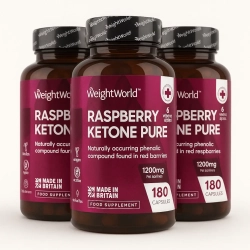 Czyste ketony malinowe | 3 x 180 kapsu&#322;ek | Na metabolizm i spalanie t&#322;uszczu