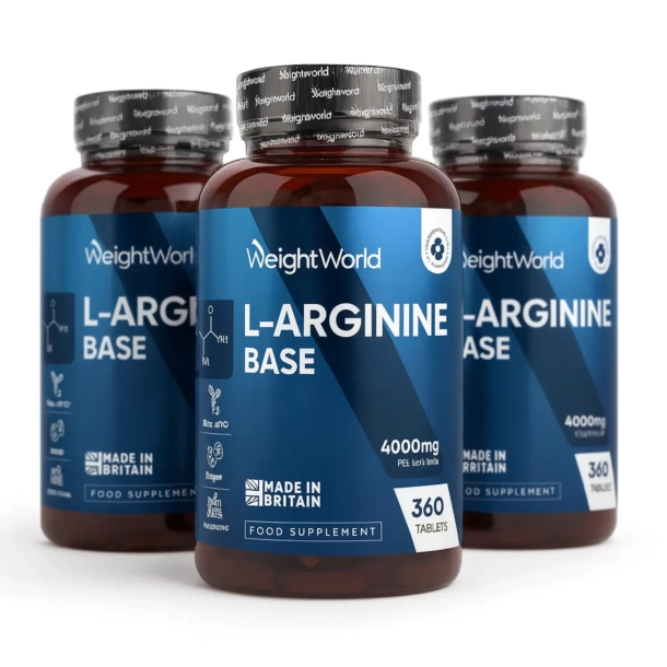 L-Arginin 4000mg | 3 x 360 tabletter | Preworkout med aminosyrer