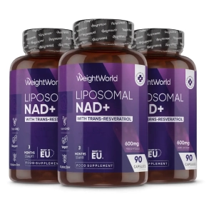 Liposomal NAD+ | 3 x 90 kapsler | Med resveratrol