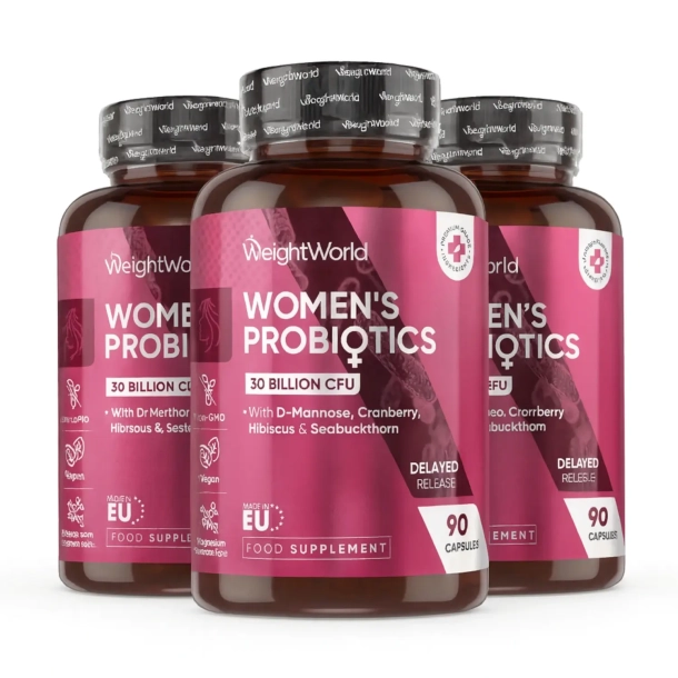 Probiotika til Kvinder | 3 x 90 kapsler | Sund tarmflora