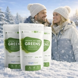 �kologisk Superfood | 3 x 200 g Pulver | Pulvertilskud med fibre og proteiner