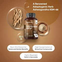 Ashwagandha KSM-66 1500 mg | 180 tabletter | 1500 mg
