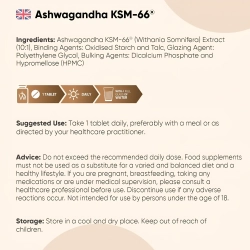Ashwagandha KSM-66 1500 mg | 180 tabletter | 1500 mg