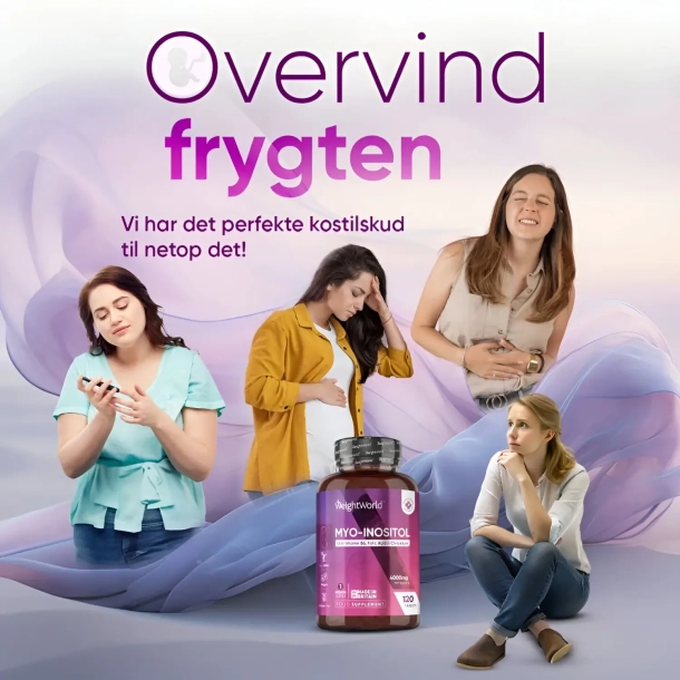 Myo Inositol | 120 stk | Normal energistofskifte og mindske tr�thed og udmattelse