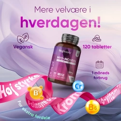 Myo Inositol | 120 stk | Normal energistofskifte og mindske tr�thed og udmattelse