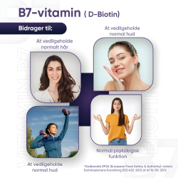 Biotin B7-vitamin | 365 tabletter | Vitaminer