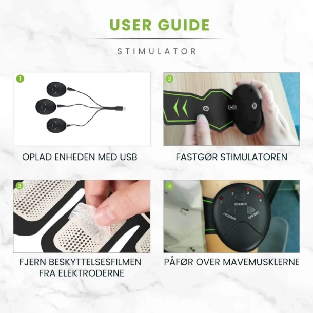 EMS Muskeltrning til mave og arme | Opbygger, styrker &amp; toner musklerne