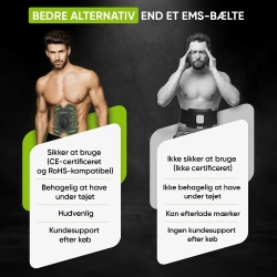 EMS Muskeltrning til mave og arme | Opbygger, styrker &amp; toner musklerne