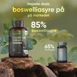 Boswellia Serrata 2000 mg | 3 x 180 kapsler | Giver naturlig sttte til led