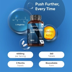 L-Arginin 4000mg | 360 tabletter | Preworkout med aminosyrer