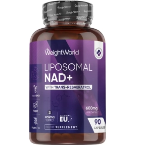 Liposomal NAD+ | 90 kapsler | Med resveratrol