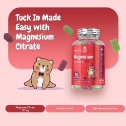 Magnesium Vingummier til Brn l 90 stk l Blandet br- og blesmag