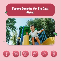 Magnesium Vingummier til Brn l 90 stk l Blandet br- og blesmag