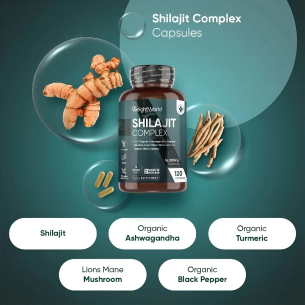 Shilajit Complex | 120 stk | For optimal fysisk og mental pr�station
