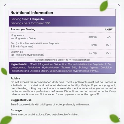 ZMA-kapsler | 180 kapsler | Til muskler og energi