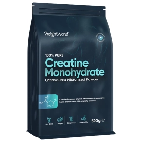 Kreatinpulver (Monohydrat) | 500g | Rent kreatinpulver til muskelopbygning