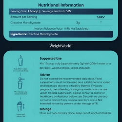 Kreatinpulver (Monohydrat) | 3 x 500g | Rent kreatinpulver til muskelopbygning