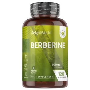 Berberine 500 mg l 120 kapsler l Til hjerte og blodkar