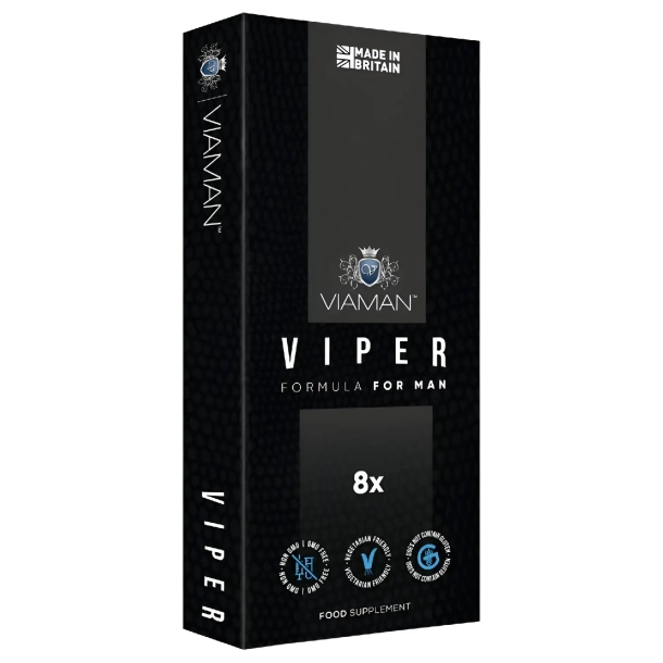 Viaman Viper Potenspiller | 8 tabletter | Til mnd med rejsningsproblemer