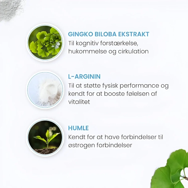 ViaHer Pro til Sexlyst til Kvinder | 15 Kapsler | Kosttilskud til energi og libido