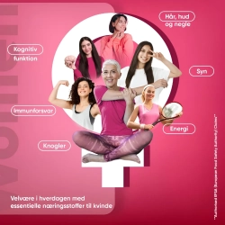 Multivitamin Vingummier til kvinder | 90 stk | Med 15 essentielle nringsstoffer