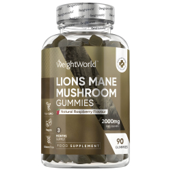 Lion's Mane vingummier | 90 gummies | 2000mg
