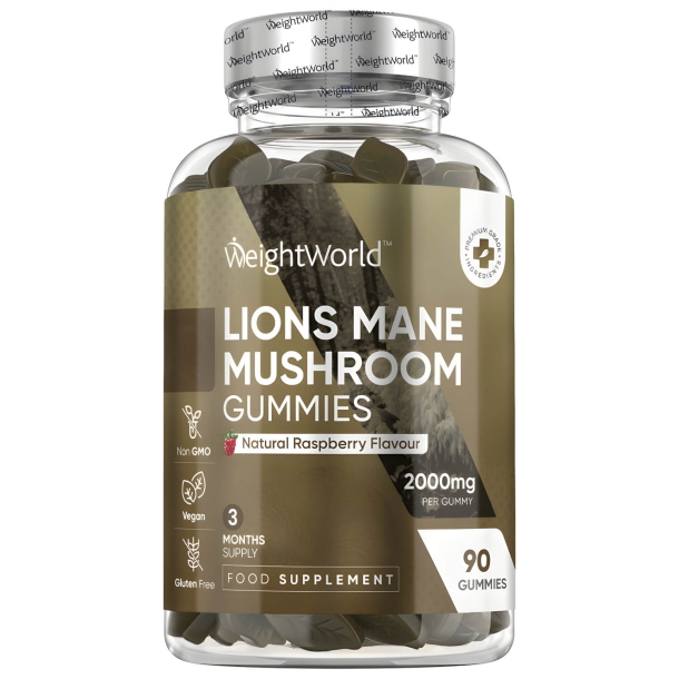 Lion's Mane vingummier | 90 gummies | 2000mg