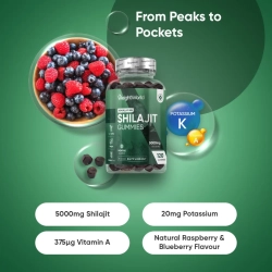 Czysty himalajski shilajit | 120 &#380;elkw | Dla optymalnej sprawno&#347;ci fizycznej i umys&#322;owej