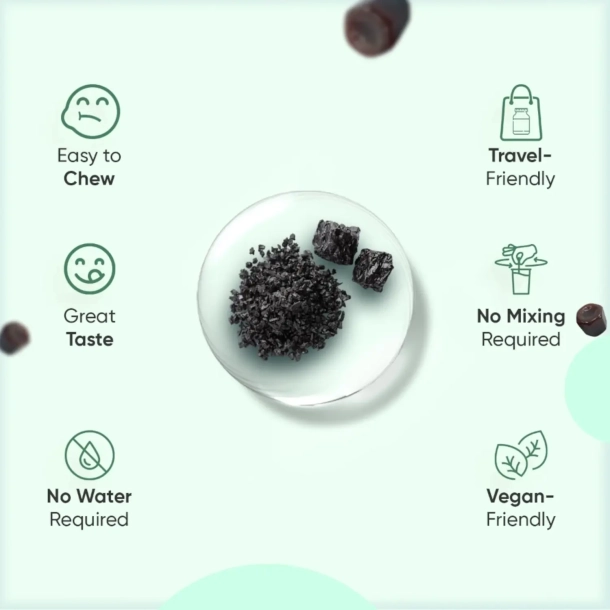 Czysty himalajski shilajit | 120 &#380;elkw | Dla optymalnej sprawno&#347;ci fizycznej i umys&#322;owej