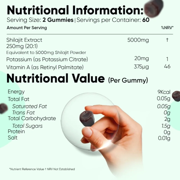 Czysty himalajski shilajit | 120 &#380;elkw | Dla optymalnej sprawno&#347;ci fizycznej i umys&#322;owej