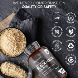 Black Maca Complex | 180 kapsler | Naturligt kosttilskud