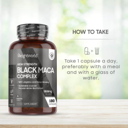 Black Maca Complex | 180 kapsler | Naturligt kosttilskud
