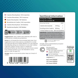 Kreatin Monohydrat | 270 stk | Muskelopbyggende kosttilskud