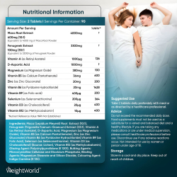 WeightWorld T-Boost | 180 kapsler | Tilskud til at booste testosteron