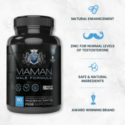 Viaman kapsler til mnd | 3 x 90 stk | For at ge den seksuelle ydeevne
