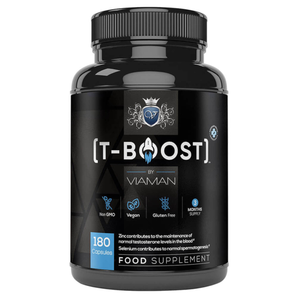 Viaman T-Boost | 180 kapsler | Tilskud til at booste testosteron