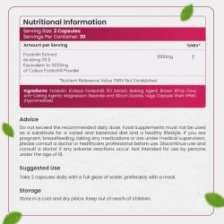 Forskolina | 3 x 60 kapsu&#322;ek | Suplement diety na spalanie tkanki t&#322;uszczowej